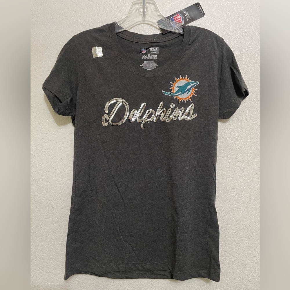 NFL Women's Dark Charcoal Team Apparel Shirt